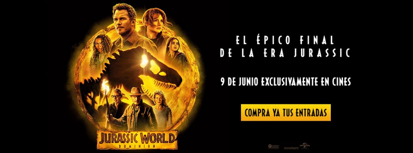 Película destacada Jurassic World 3 en Cines Cristal de Lugo