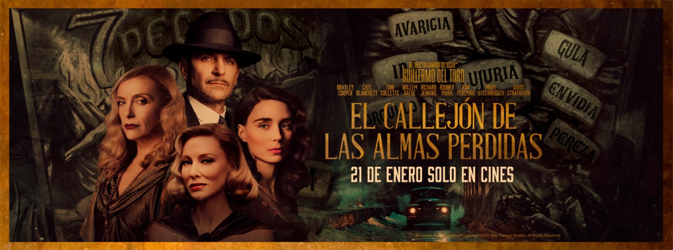 Película destacada El callejón de las almas perdidas en Cines Cristal de Lugo