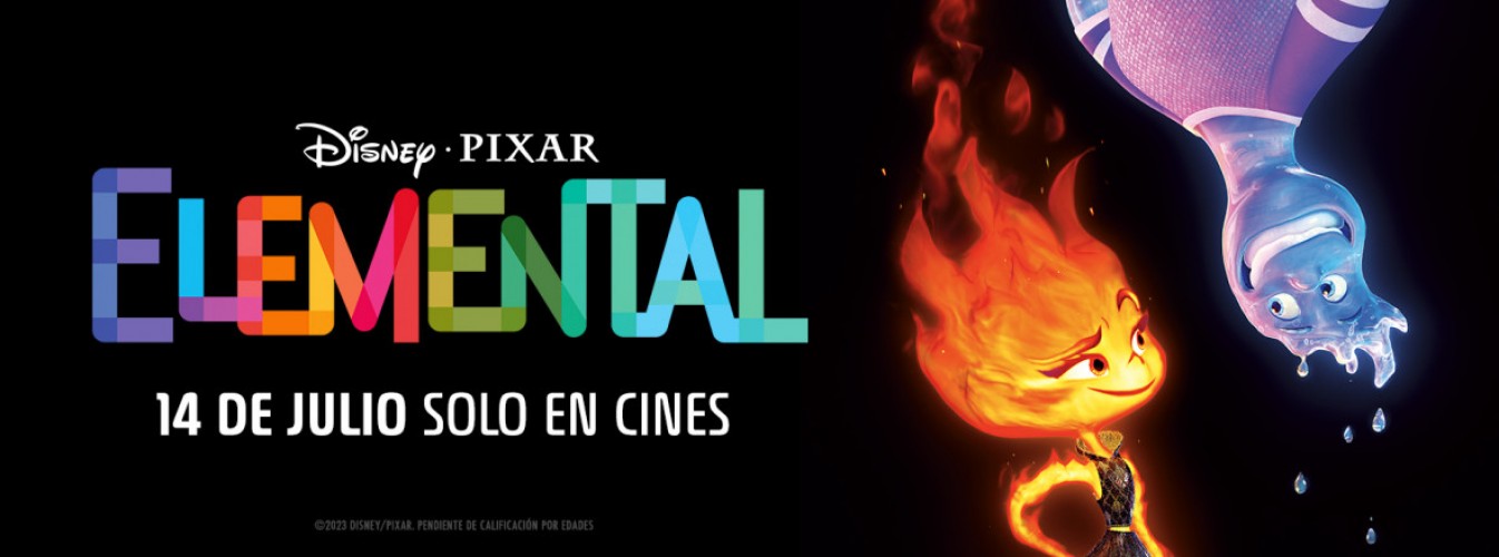 Película destacada Elemental en Cines Cristal de Lugo