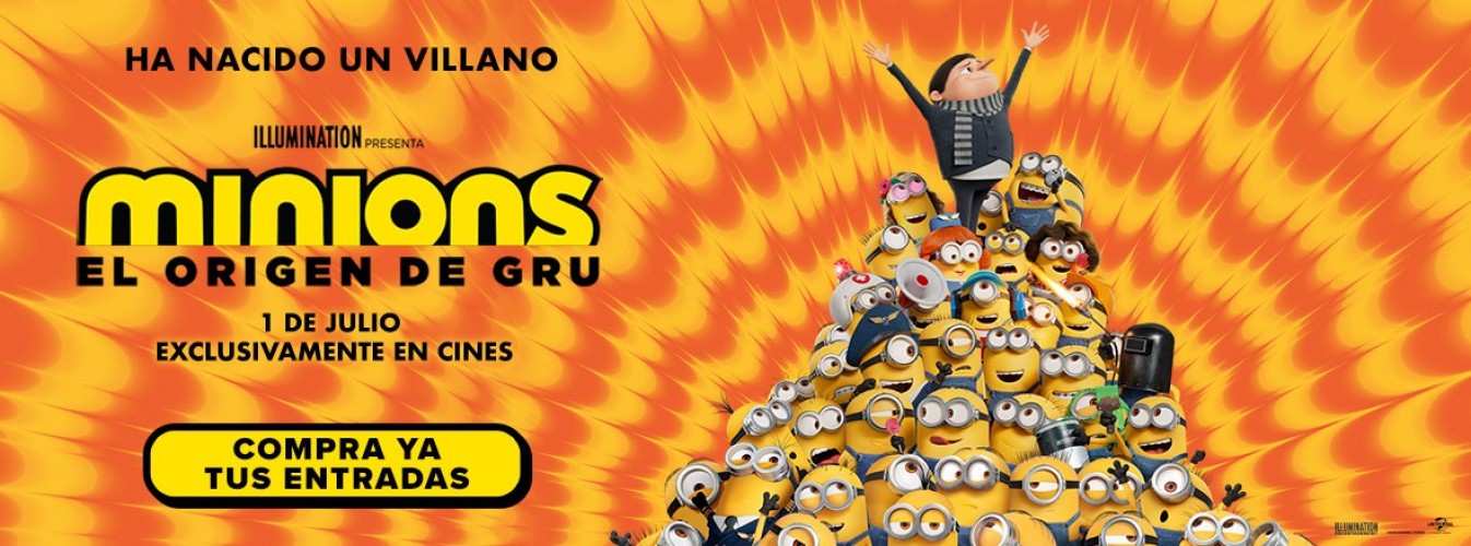 Película destacada Minions: El origen de Gru en Cines Cristal de Lugo