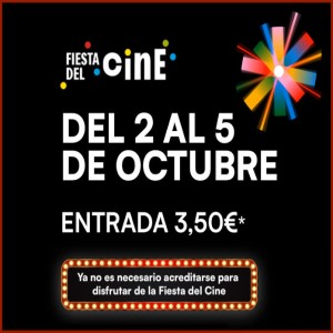 Promoción Vuelve la fiesta del cine en Cines Cristal de Lugo