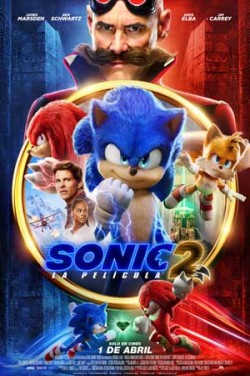 Película Sonic 2 la película hoy en cartelera en Cines Cristal de Lugo