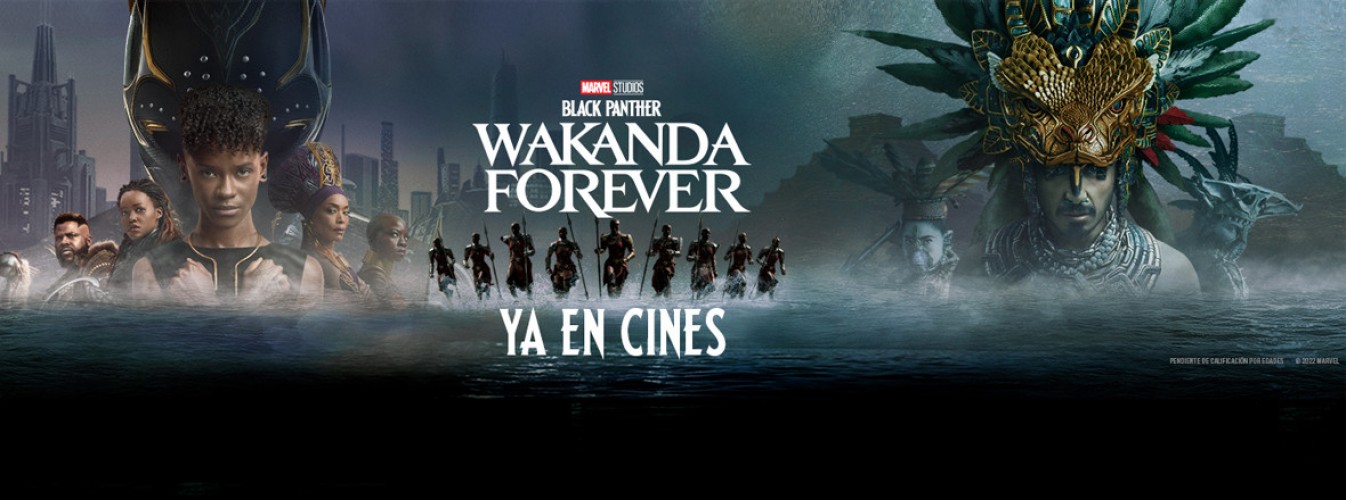 Película destacada Black Panther: Wakanda forever en Cines Cristal de Lugo